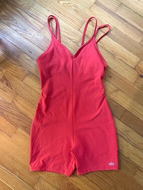 ALO Alosoft Suns Out Onesie RED LIMITED XS